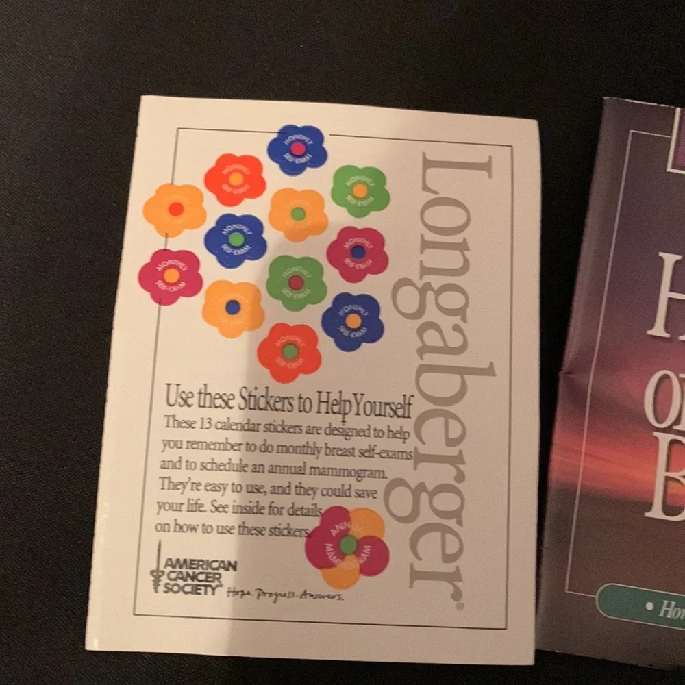 Longaberger 1997 Horizon Of Hope Cancer Basket. 3rd In The Series.